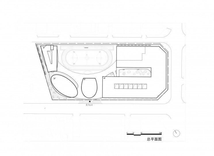 學(xué)校總平面圖