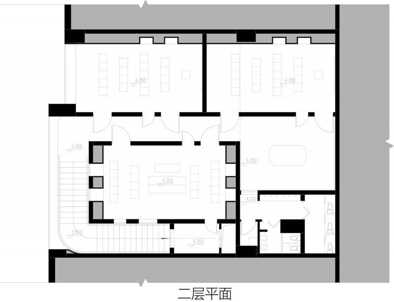 裝修設計二樓平面圖