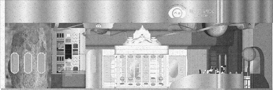 兒童興趣培新機構光感平面設計圖