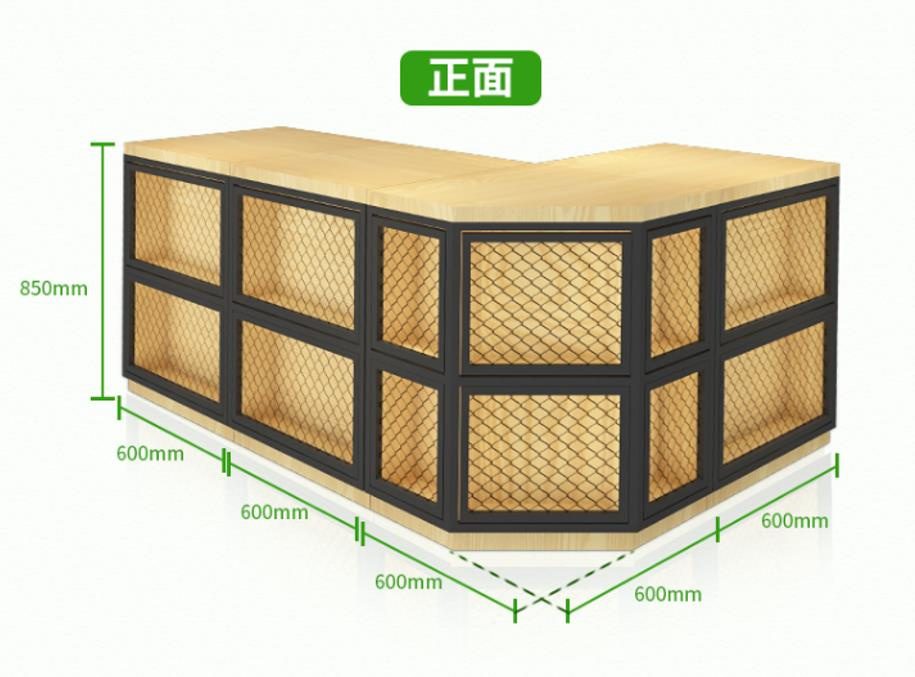 水果店裝修收銀臺