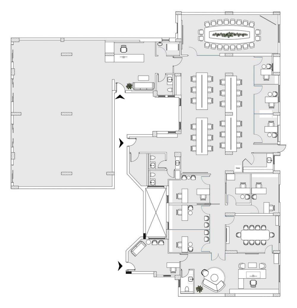 600m2平面布局圖