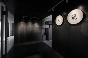 工業(yè)風(fēng)黑白灰色調(diào)展示區(qū)效果圖設(shè)計