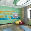 幼兒園裝修多功能教室安全防護(hù)設(shè)計(jì)效果圖舞蹈培訓(xùn)裝修實(shí)景