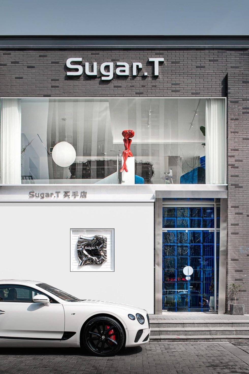 深圳市南山區后海現代風sugar.t 買手店裝修設計外立面