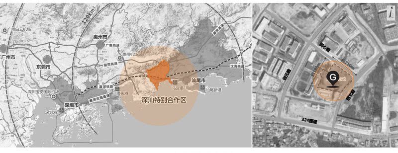 深汕特別合作區(qū)衛(wèi)星定位圖式